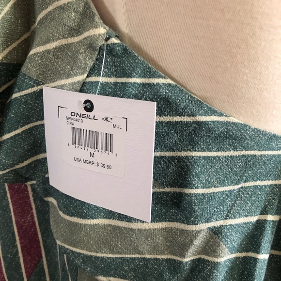 NWT O’NIELL FLOWY COLORBLOCK TANK TOP - Picture 5 of 7